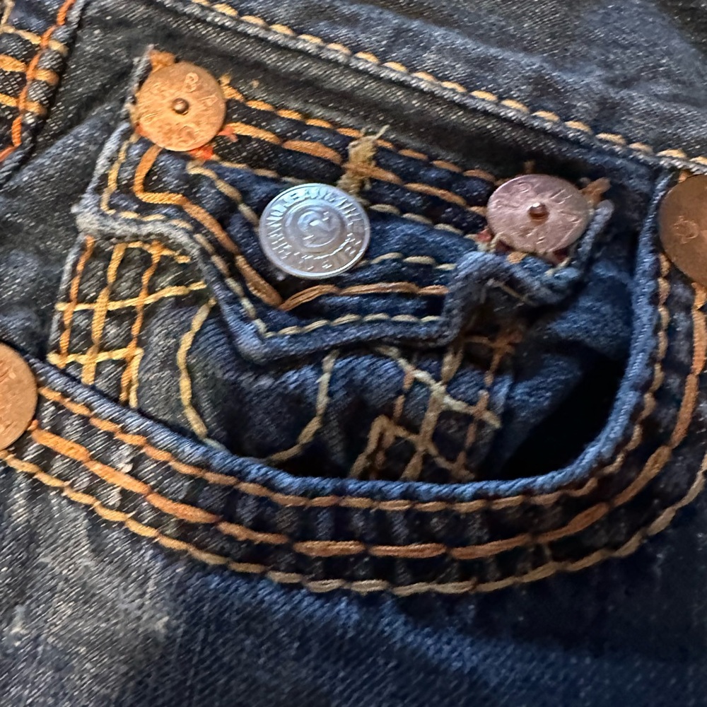 True religion size 29 blue jeans, like new